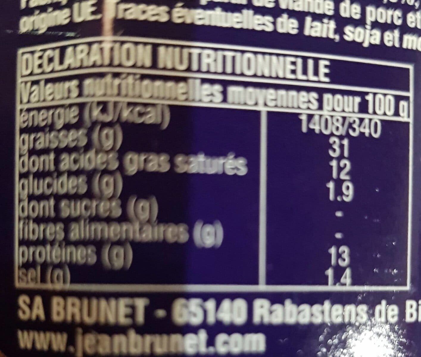Jean Brunet Pâte a l'armagnac packshot