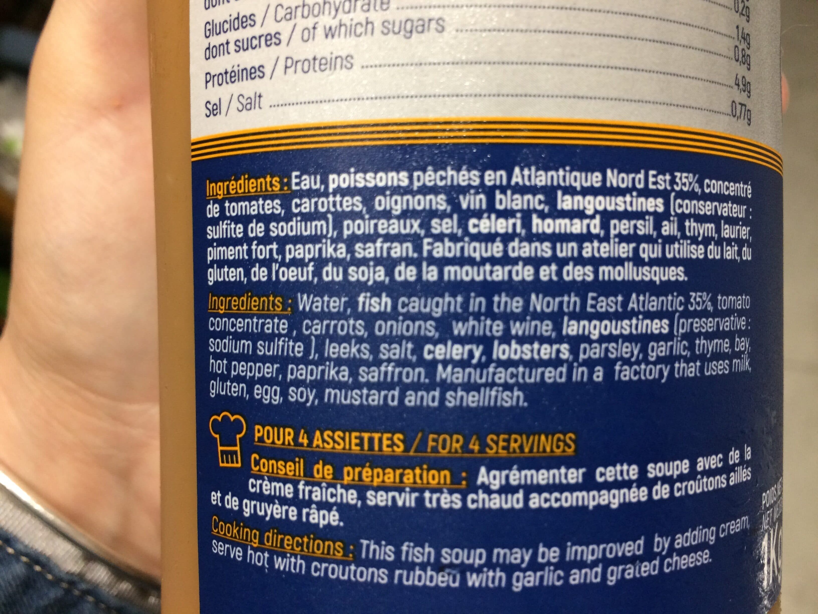 Gastromer Soupe de poissons packshot