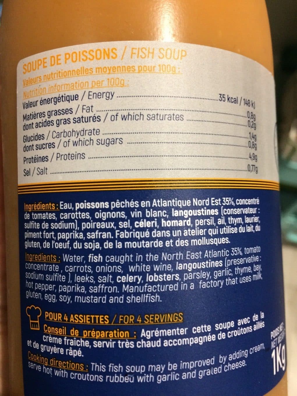 Gastromer Soupe de poissons packshot