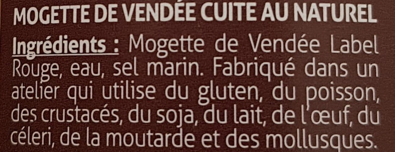 Gastromer Mogettes de Vendee cuites au naturel GASTROMER packshot