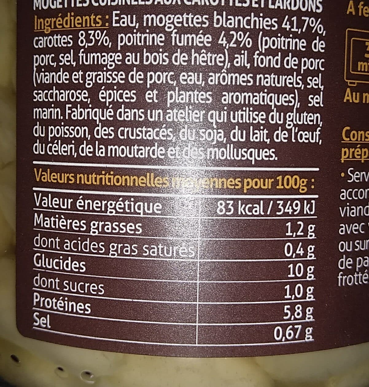 Gastromer Mogettes cuisinées à l'ancienne packshot