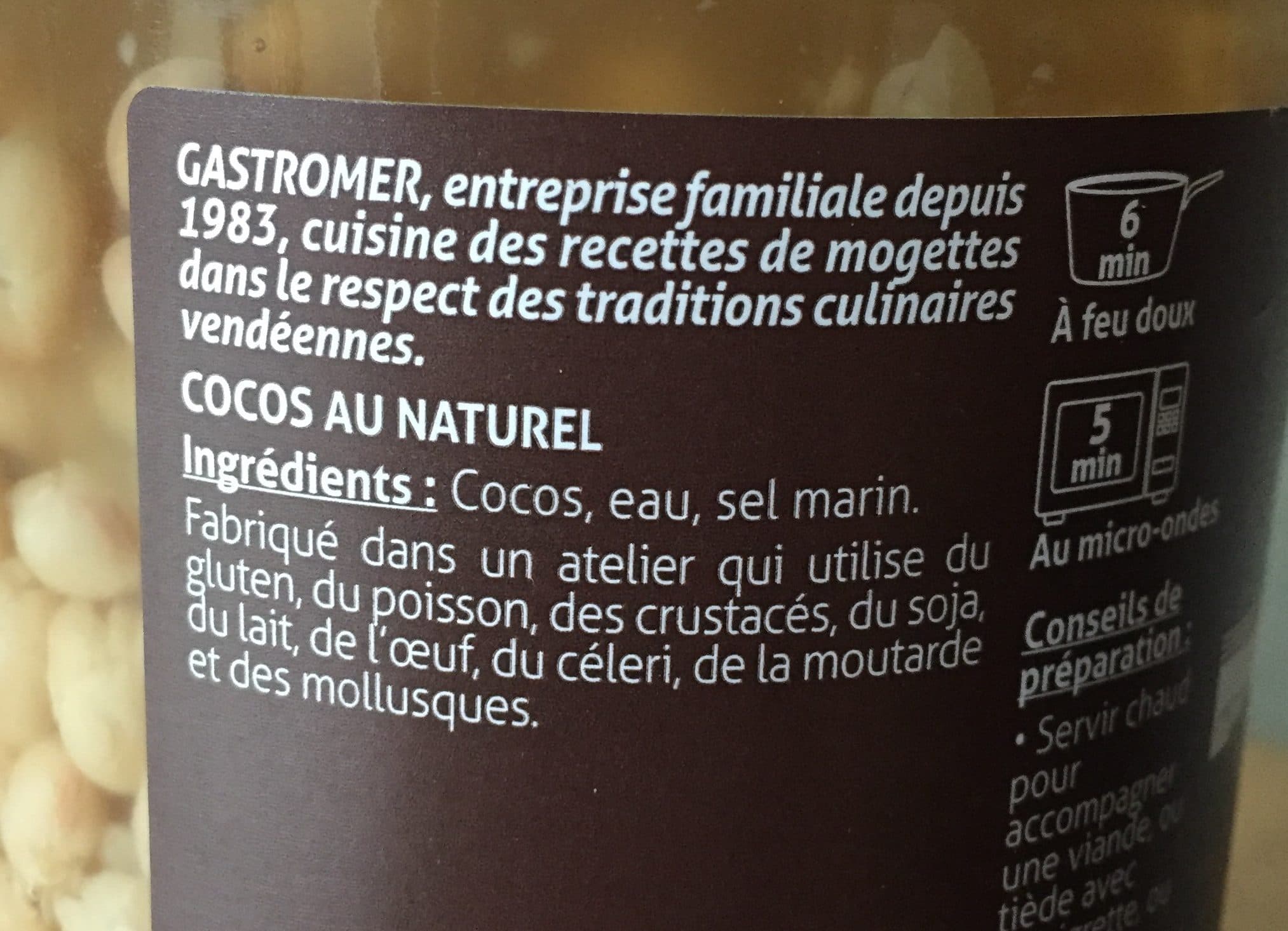 Gastromer Cocos cuits au naturel packshot
