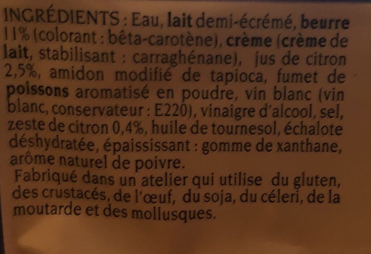 Gastromer Sauce beurre citronné packshot