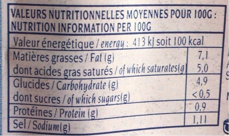 Open Food Facts Sauce à L'oseille packshot