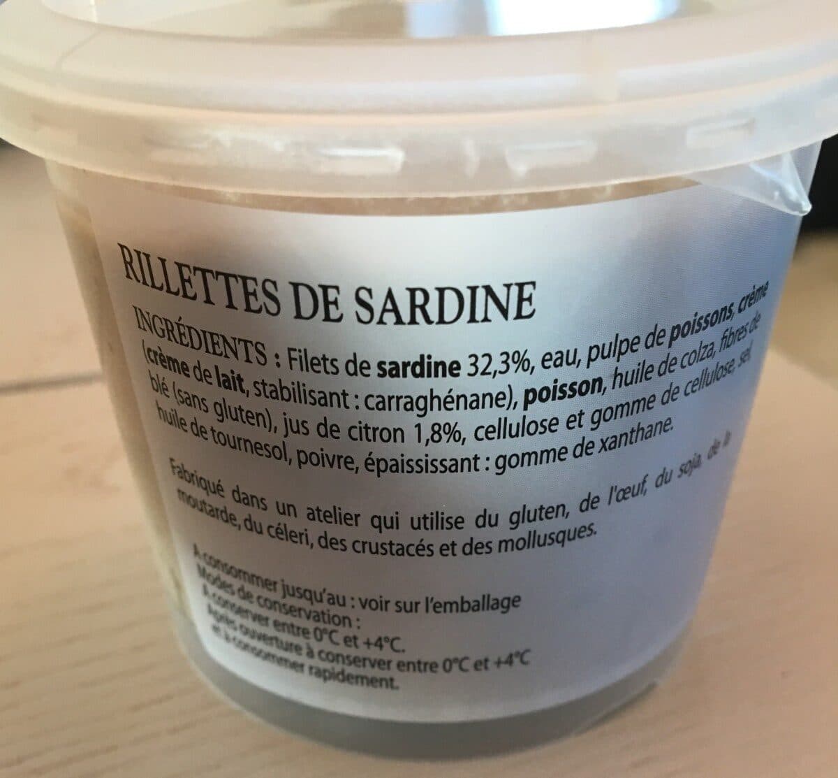 Gastrocéan Rillettes de sardine packshot