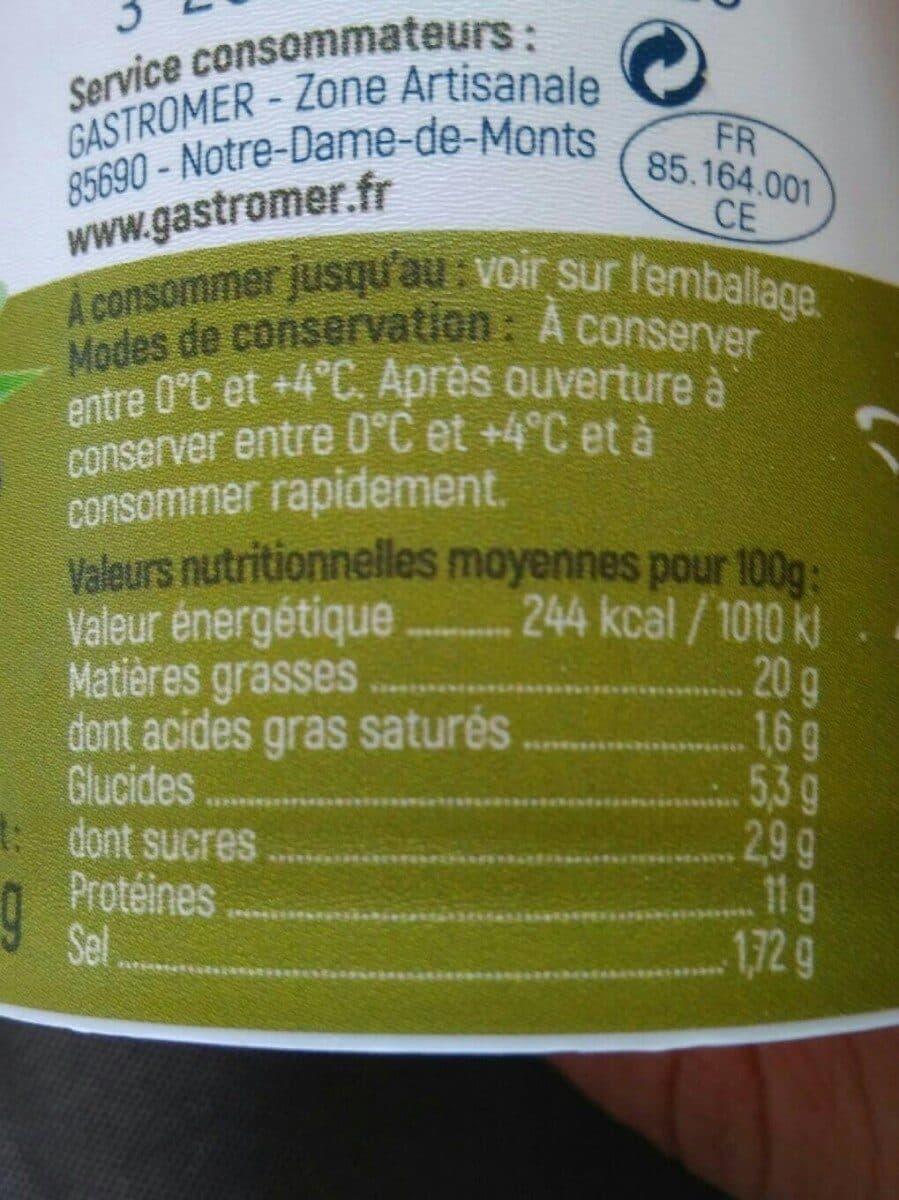 Gastromer Émiettés de Thon Olives Noires packshot