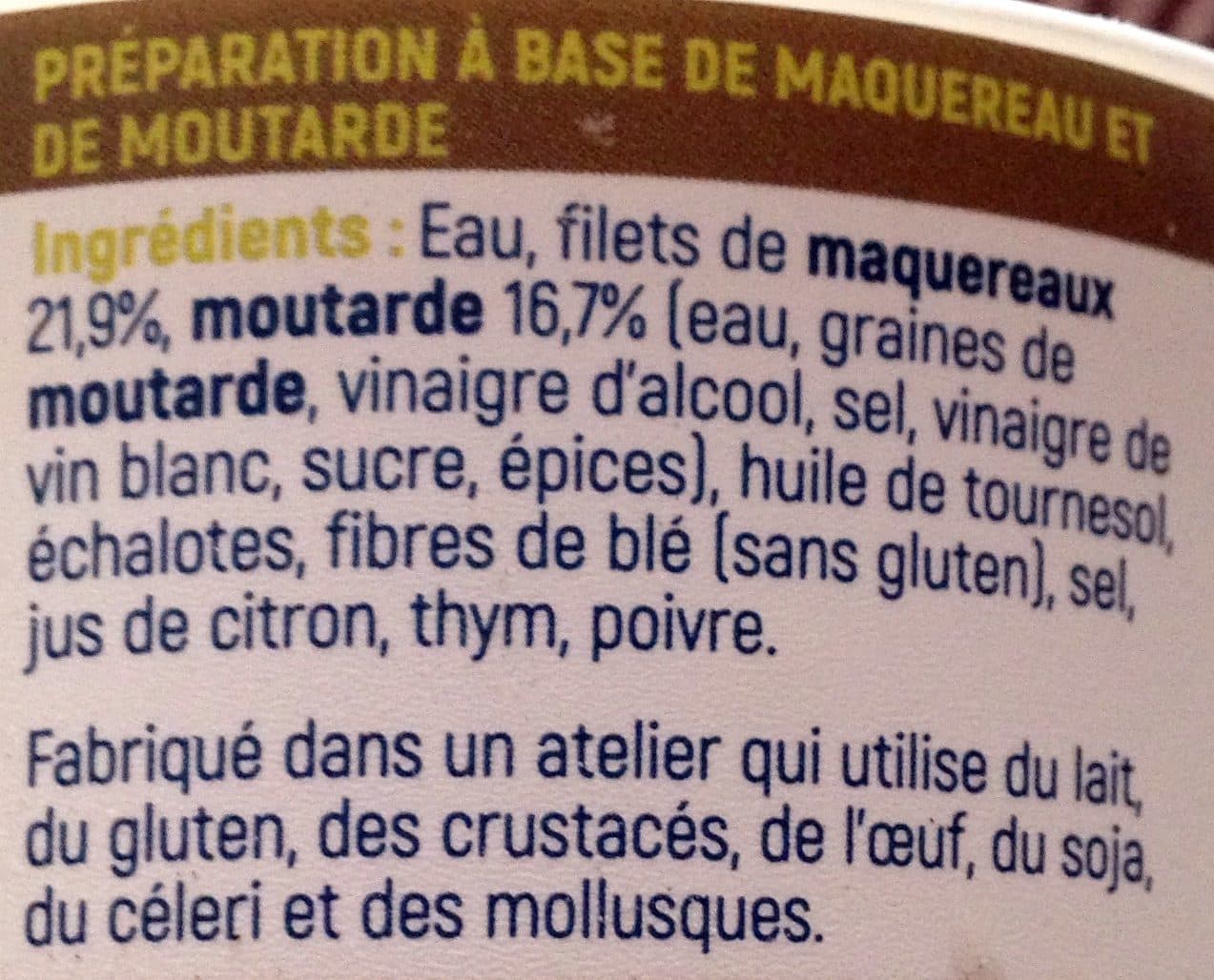 Gastromer Les émiettés maquereau cuisiné au vin blanc packshot