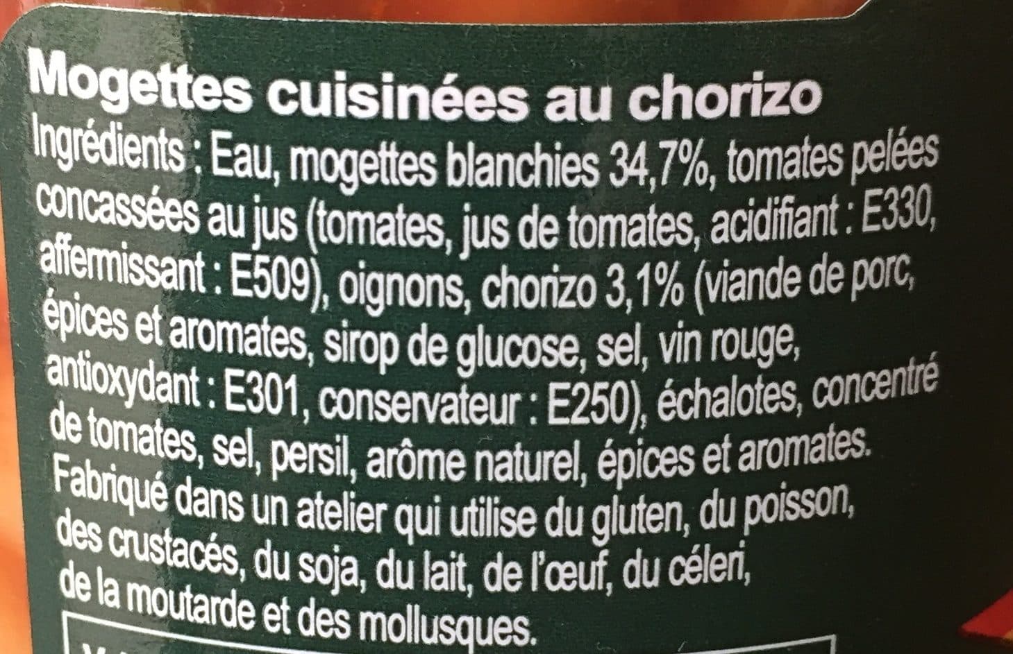 Les Recettes d'ici et d'ailleurs Mogette au chorizo packshot