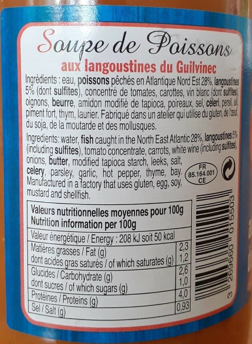 GASTROMER Soupe de Poissons packshot