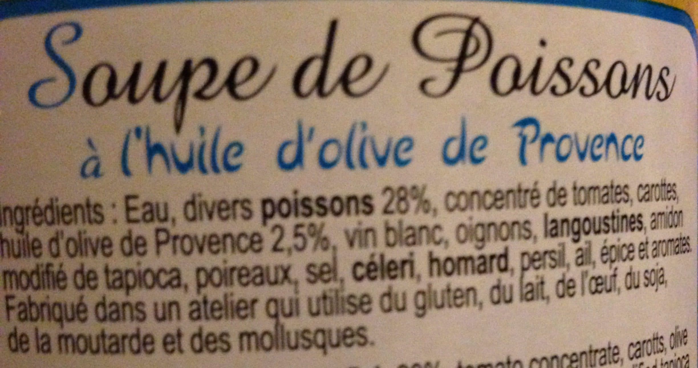 Gastromer Soupe de poissons packshot