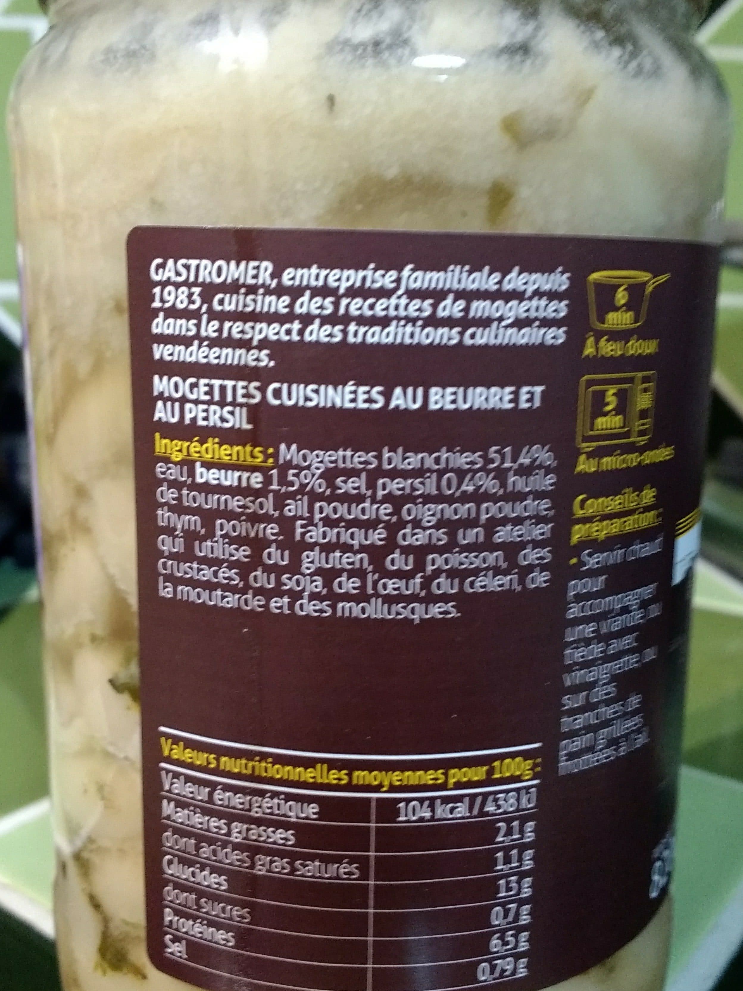 Gastromer Mogettes cuisinées a la Maraichine packshot