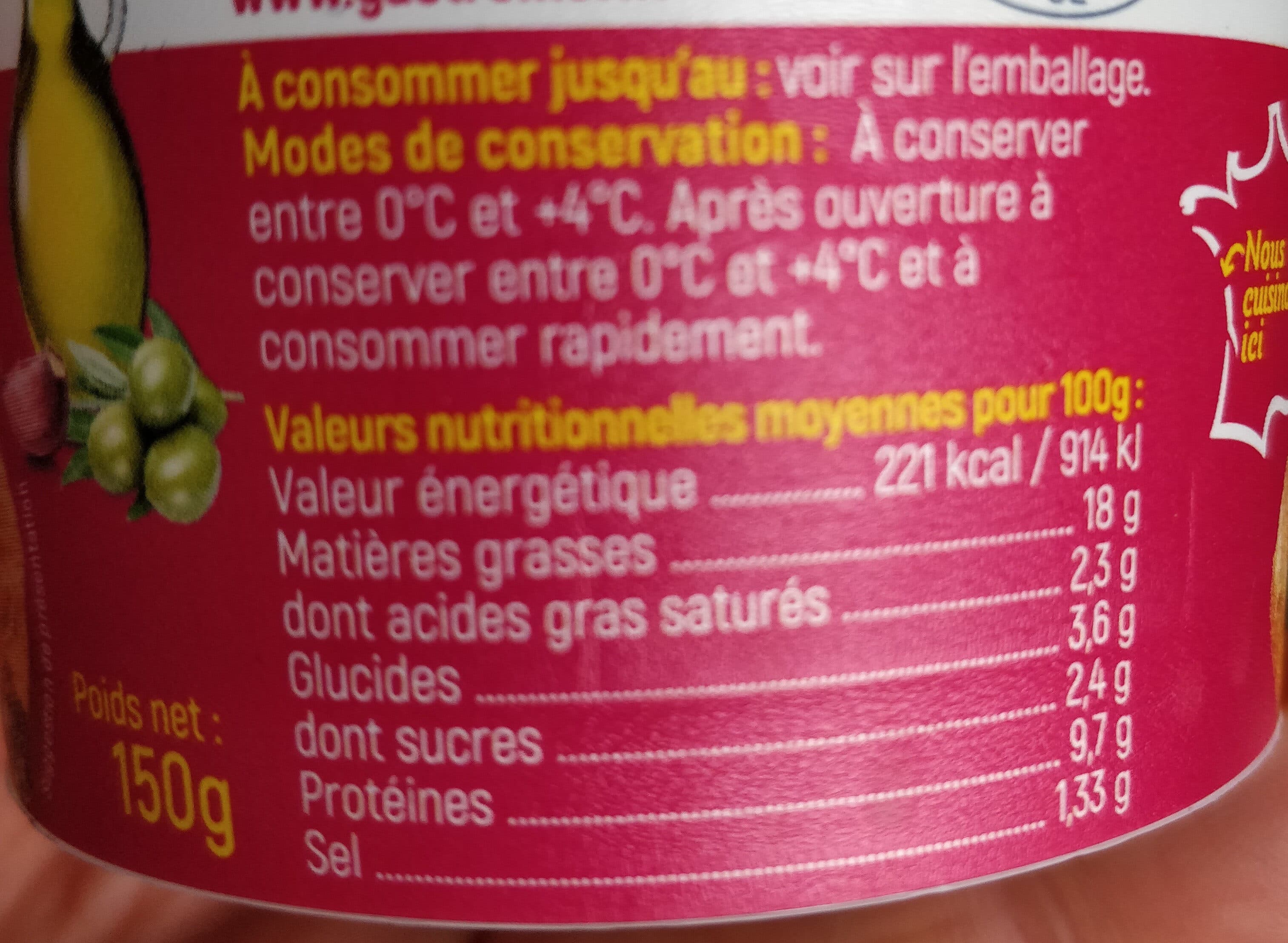 Gastromer Les emiettés rouget provençale packshot