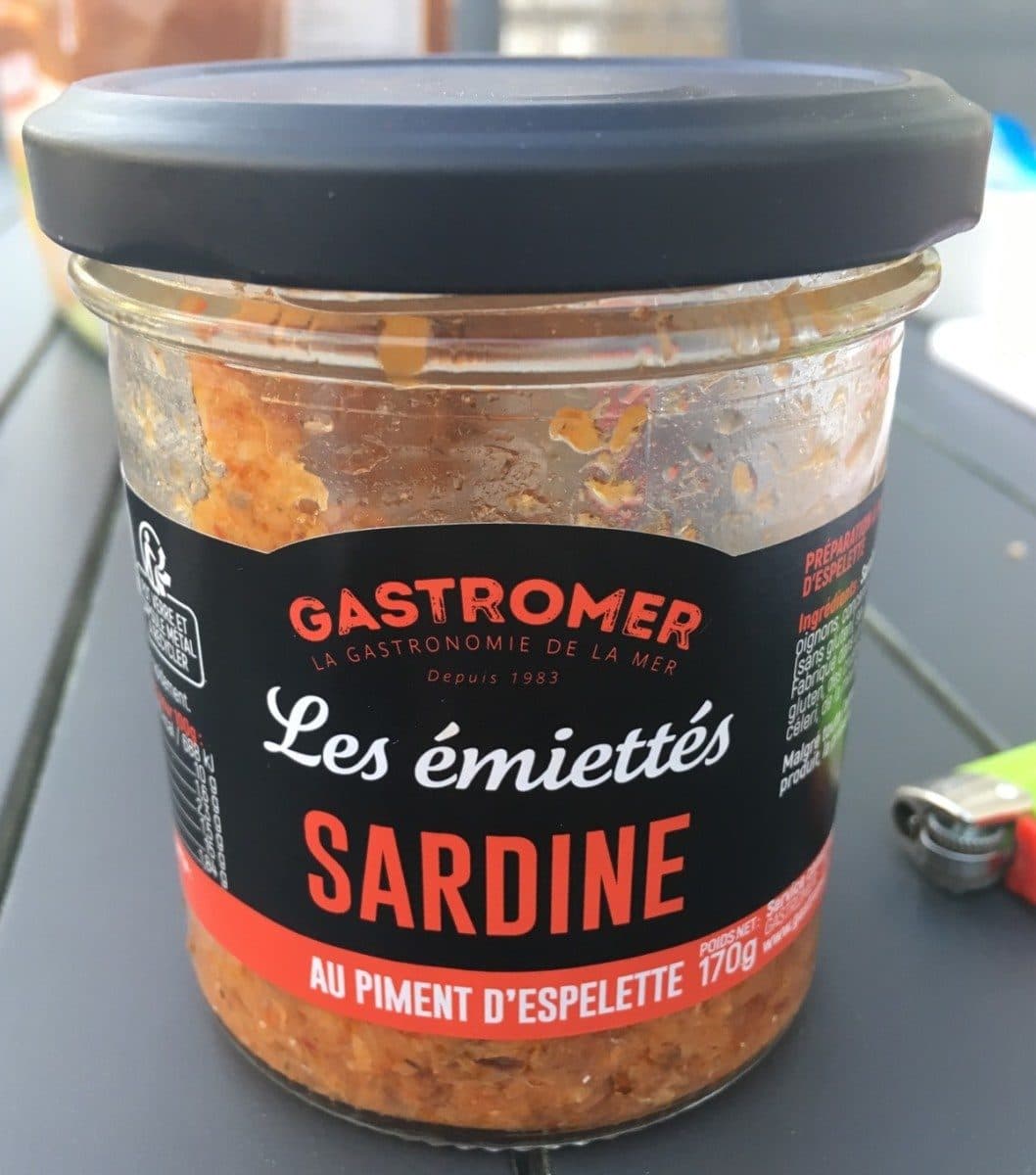 Gastromer Les émiettés sardine packshot