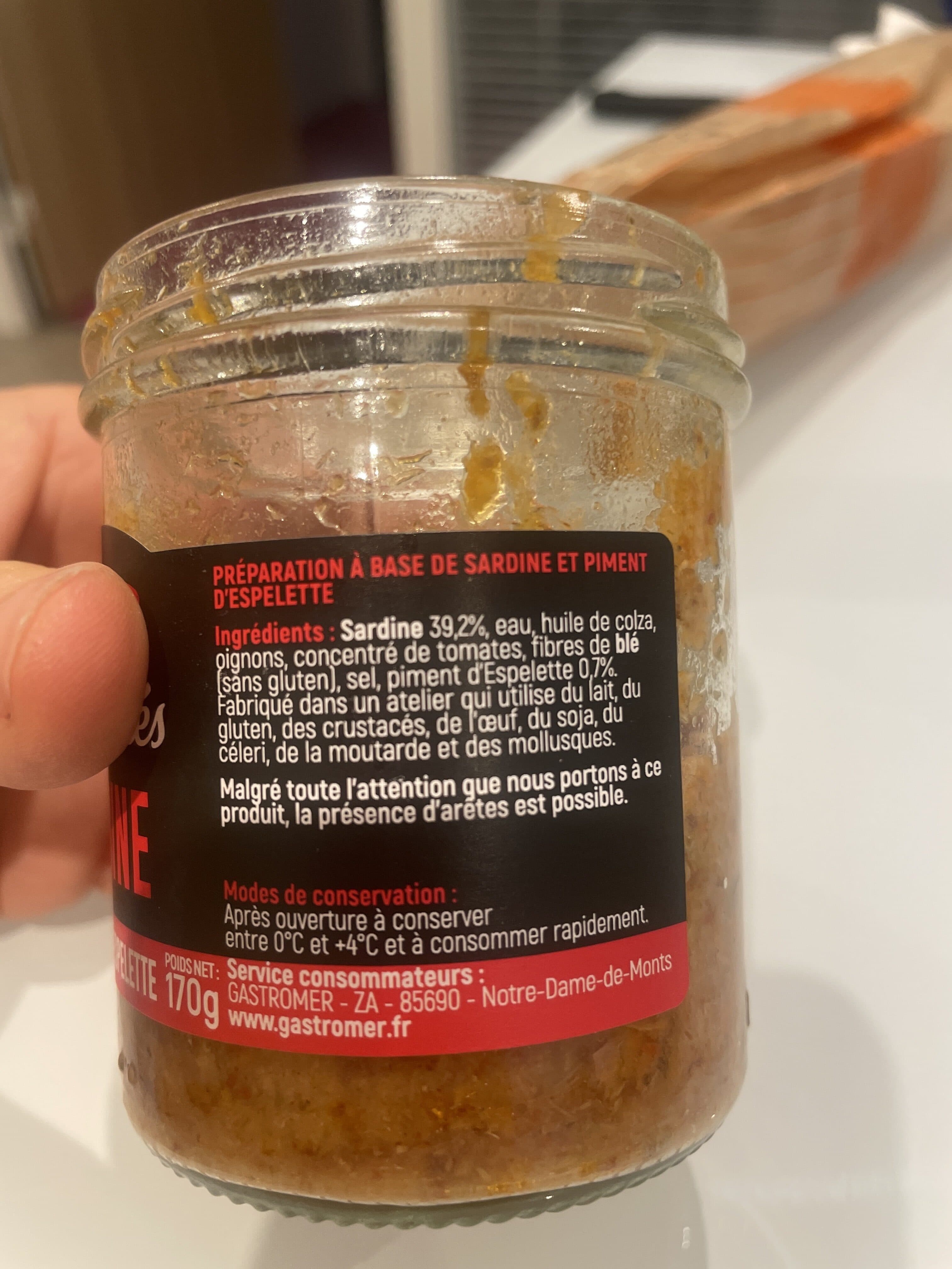 Gastromer Les émiettés sardine packshot