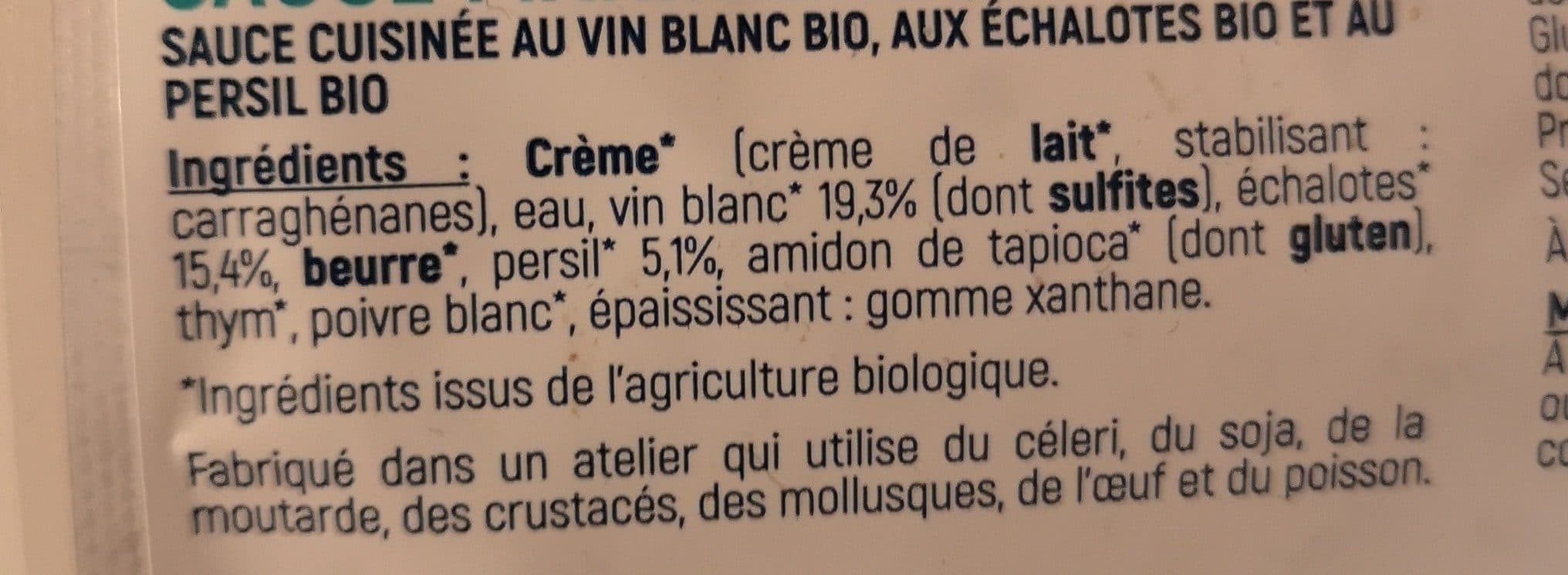 Gastromer Sauce pour moules marinière packshot