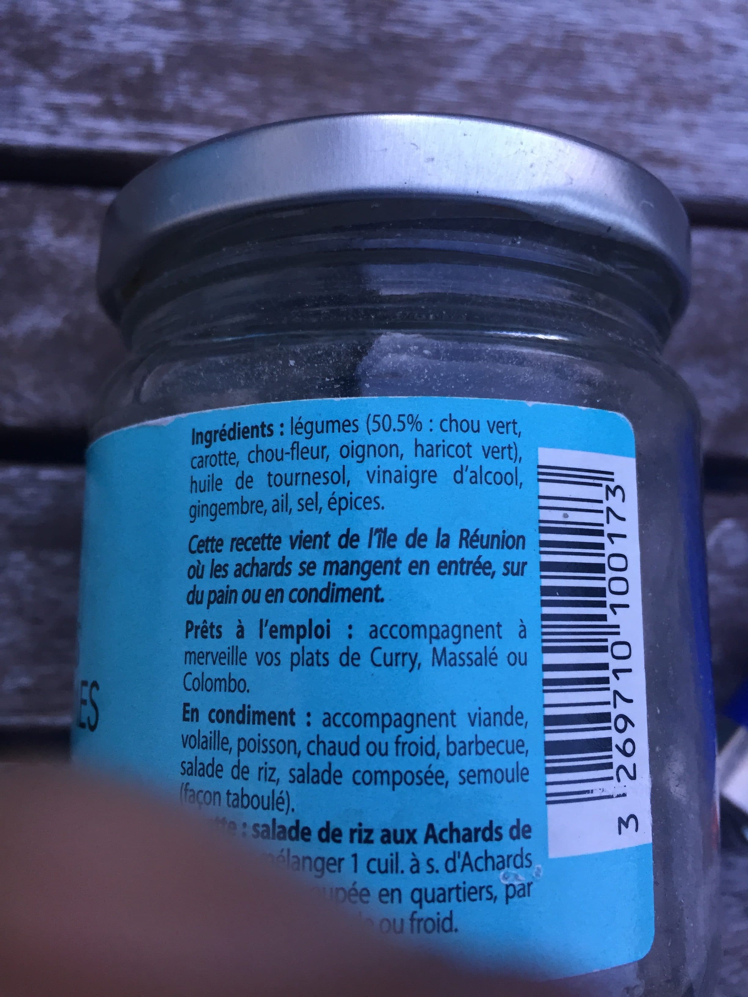 Le coq noir Achards de Légumes packshot