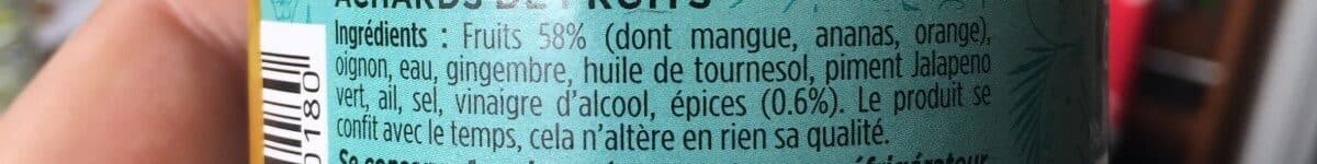 Le Coq Noir Achards de fruits packshot