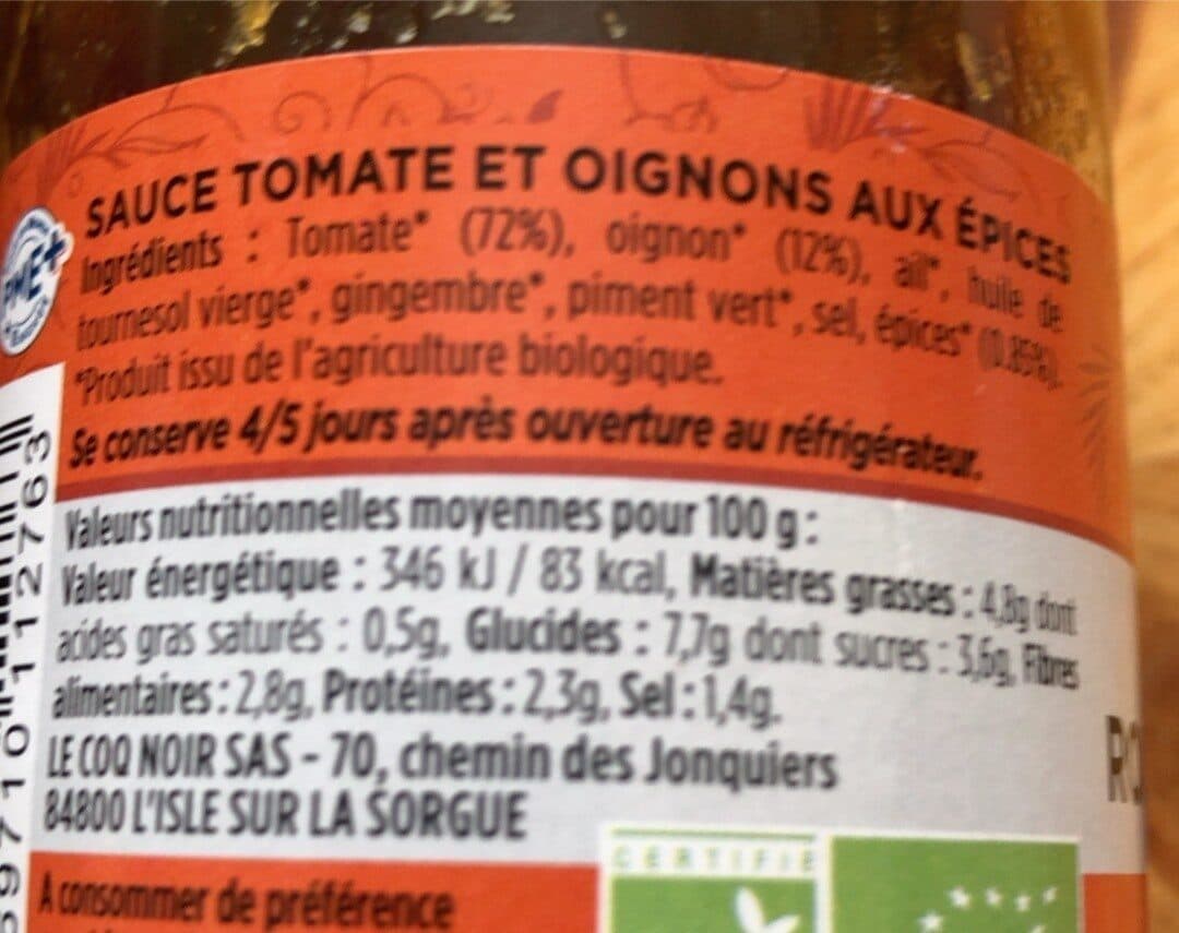 Le Coq Noir Sauce Rougail marmite packshot