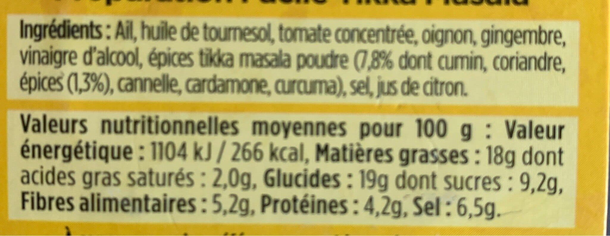 Le coq noir Préparation Facile Tikka Masala packshot