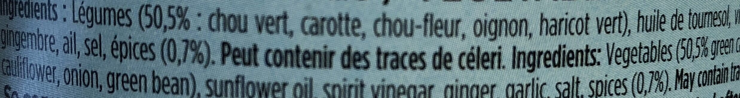 Le Coq Noir Achards de légumes packshot