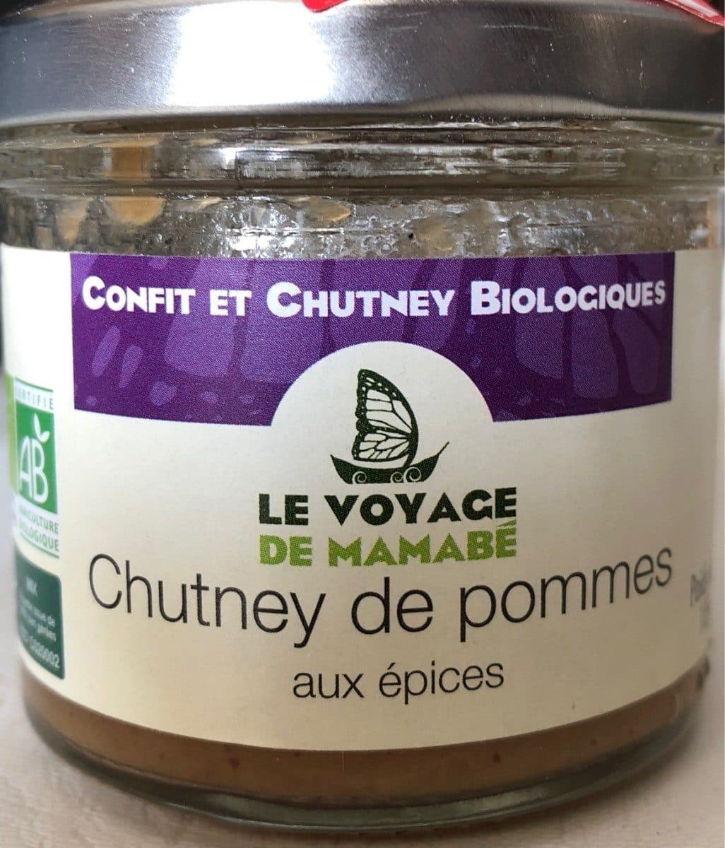 Le Voyage de Mamabé Chutney de pommes packshot