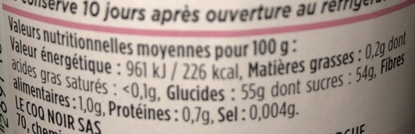Le Coq Noir Confiture Mangue Passion packshot