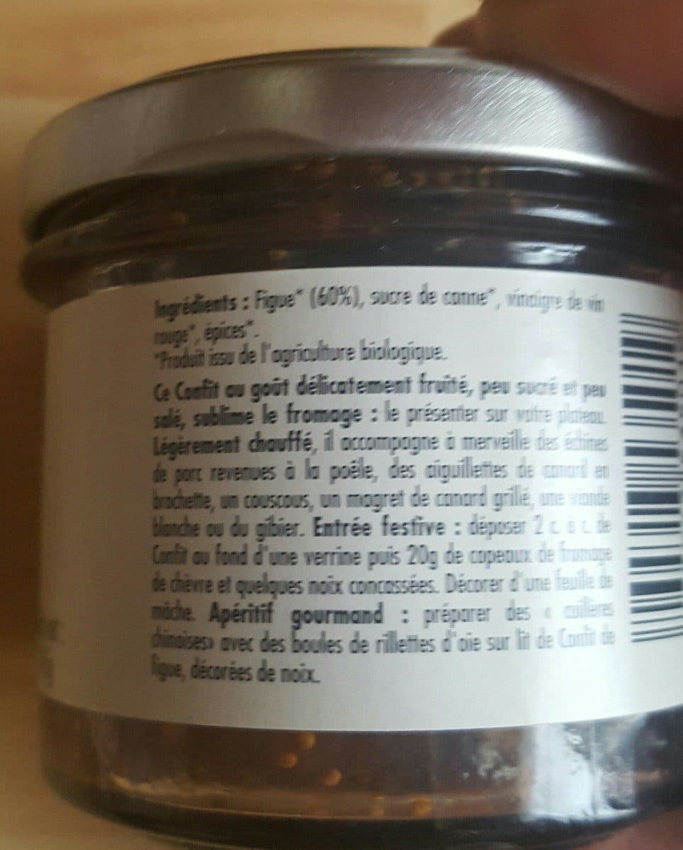 Le voyage de mamabé Confit de figues packshot