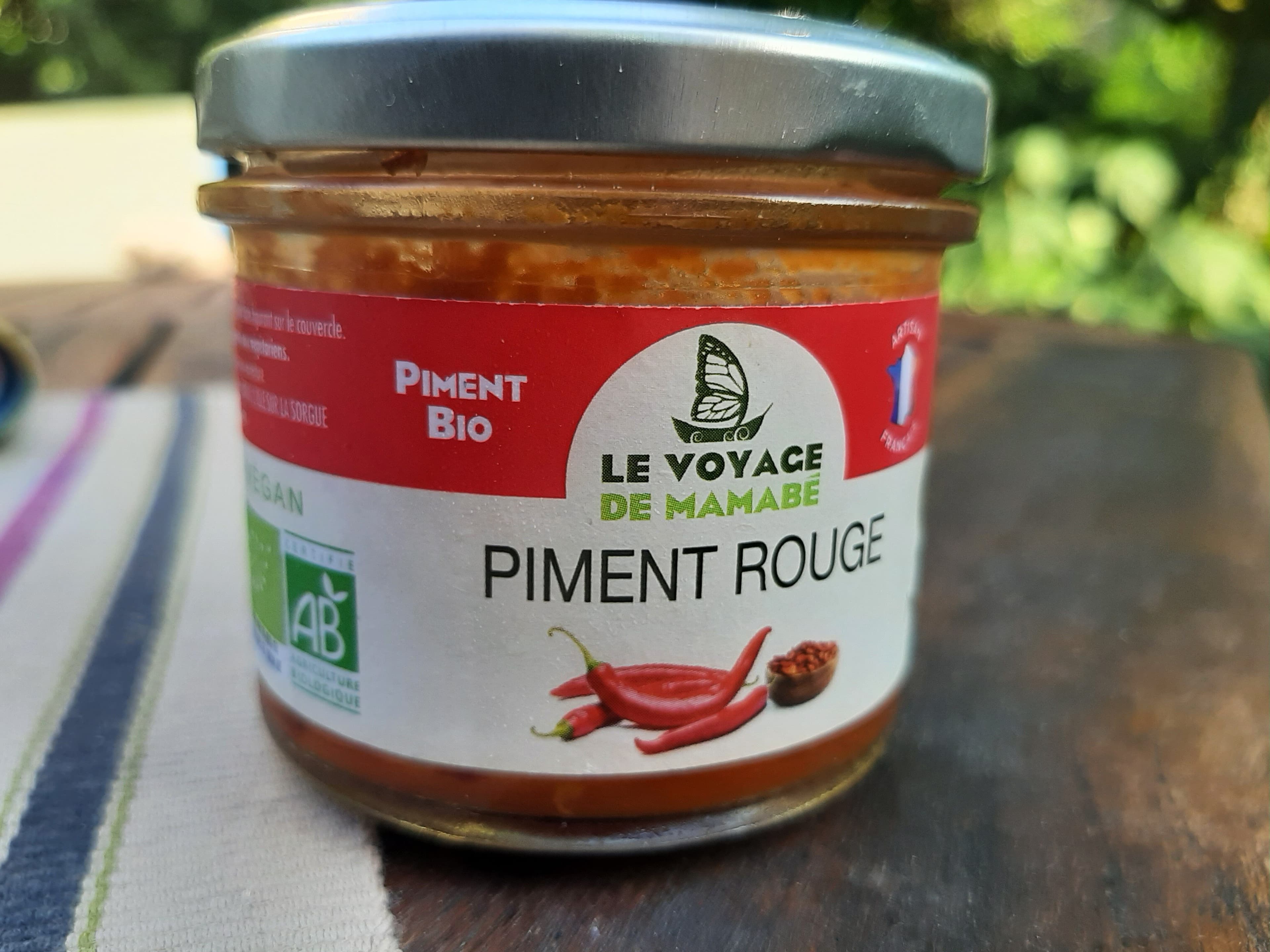 Le Voyage de Mamabé Piment rouge de provence packshot