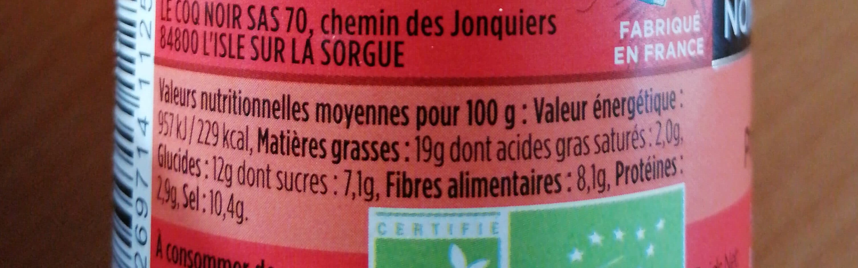Le Coq Noir Purée de piment rouge packshot