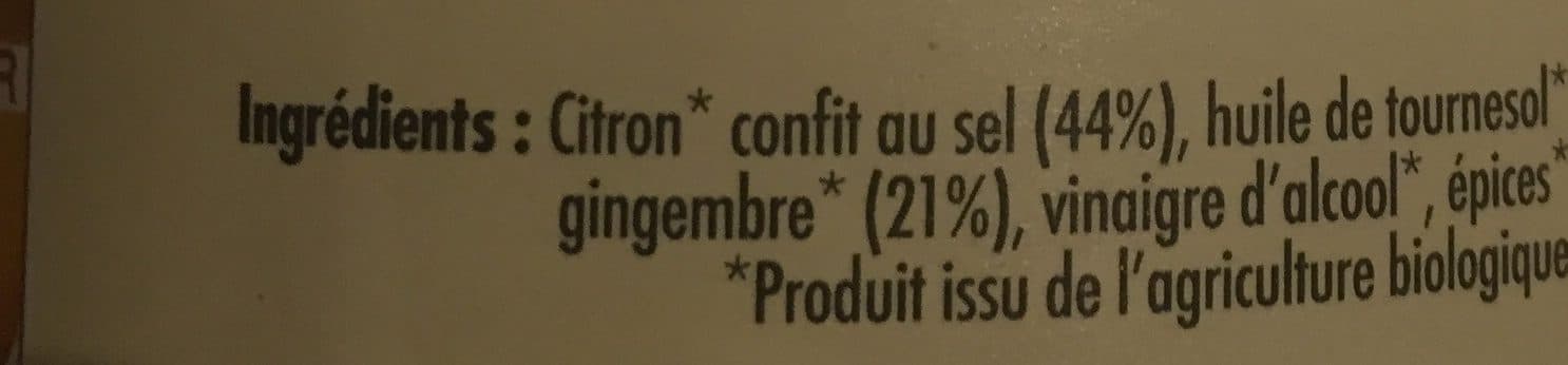 Le voyage de Mamabé Citron confit aux gingembre packshot