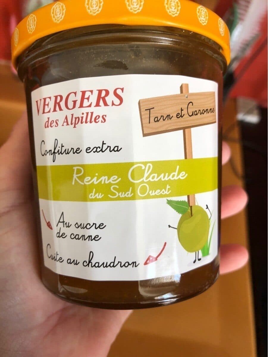Vergers des Alpilles Confiture de reine claude VERGER DES ALPILLES packshot