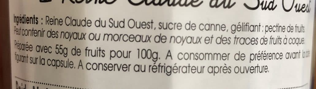 Vergers des Alpilles Confiture de reine claude VERGER DES ALPILLES packshot