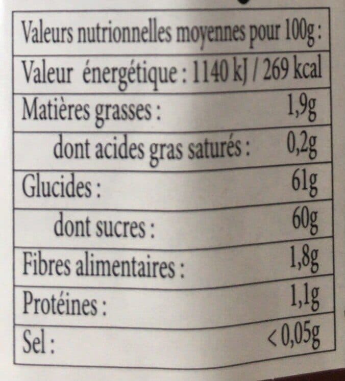 Confit de Provence Confiture Extra Délices Du Sud figue, datte, noix packshot
