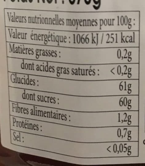 Vergers Des Alpilles Confiture extra - Figue rouge de Provence packshot
