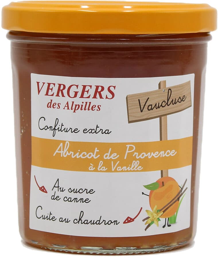 Confit de Provence Confiture extra abricot de provence à la vanille packshot
