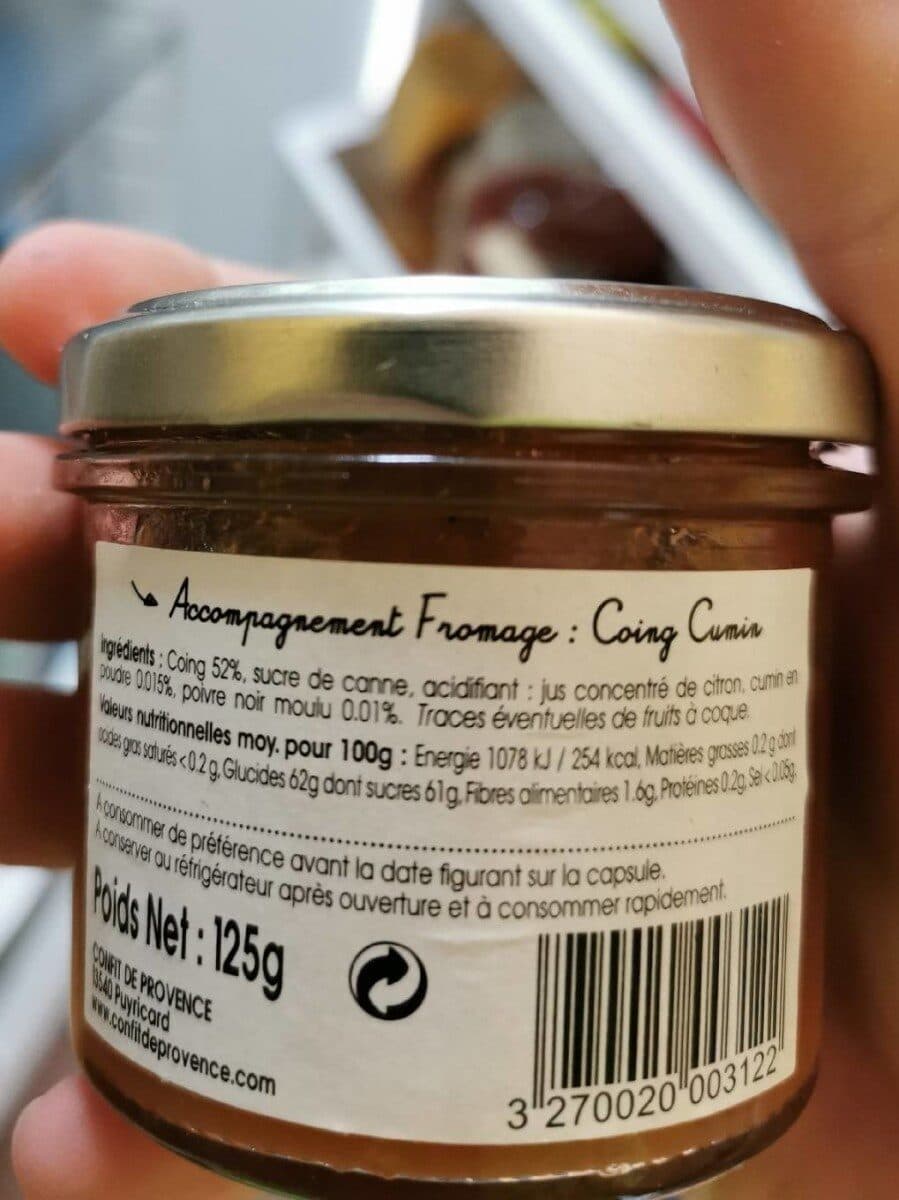 Vergers des Alpilles Coing Cumin packshot