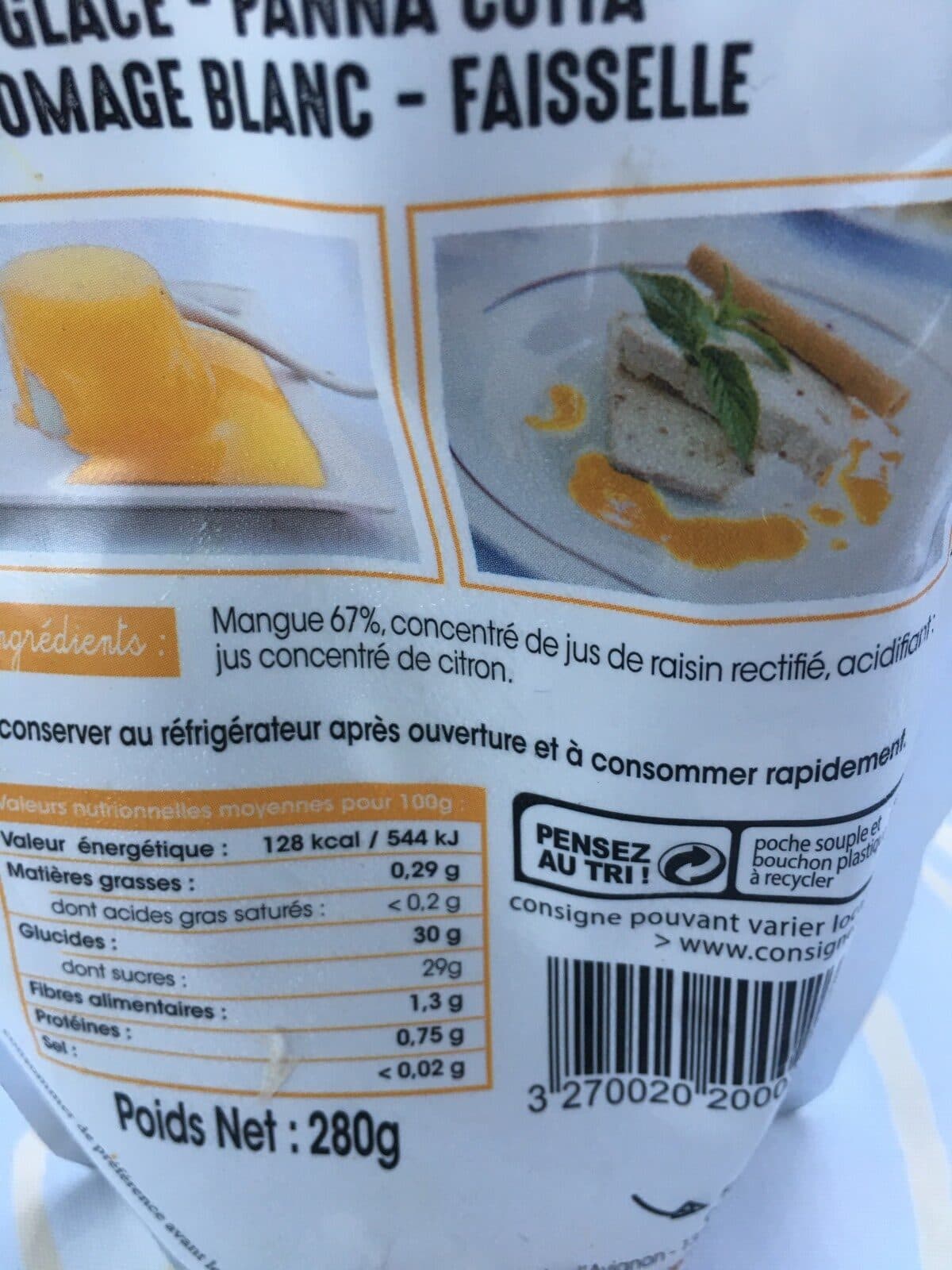 Vergers des Alpilles Coulis de fruits packshot