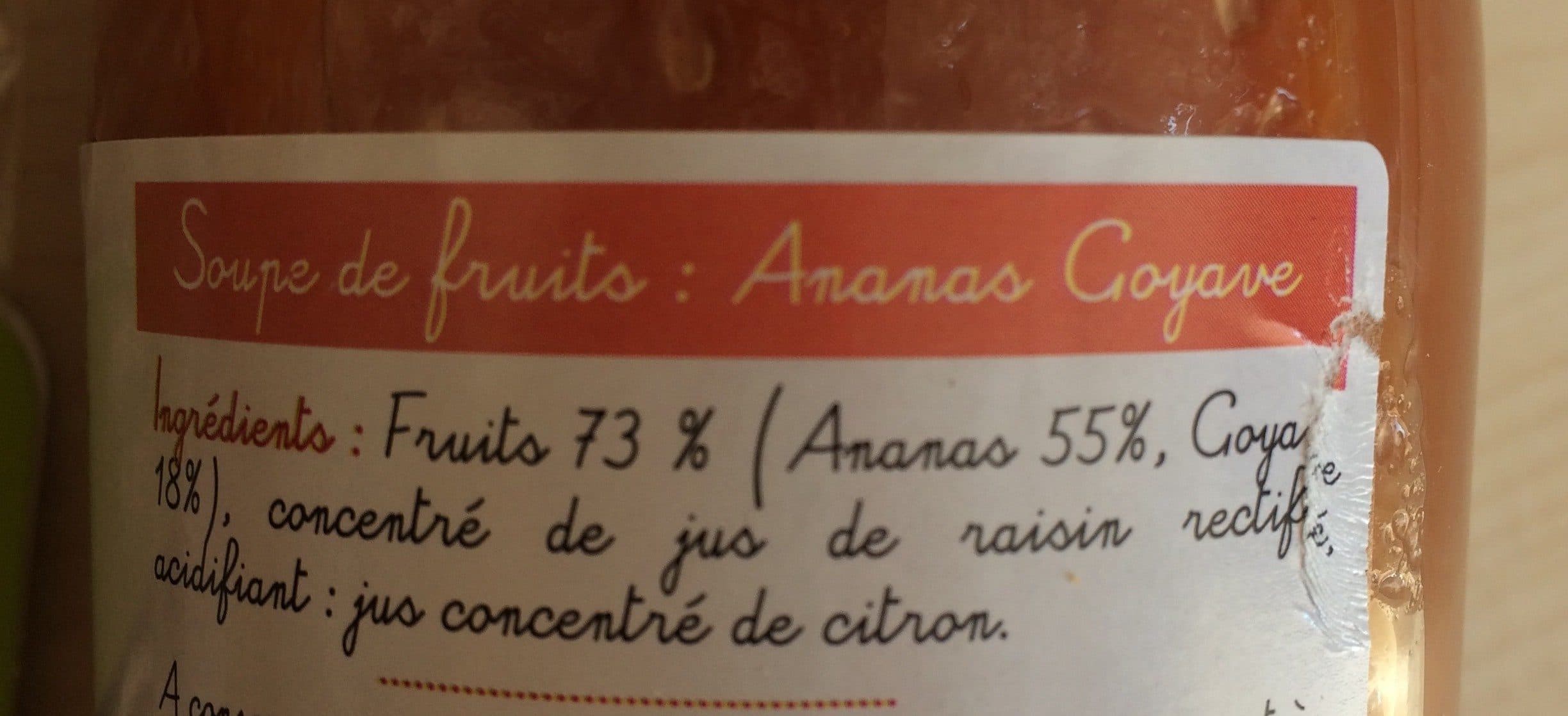 Vergers des Alpilles Soupe de fruit packshot