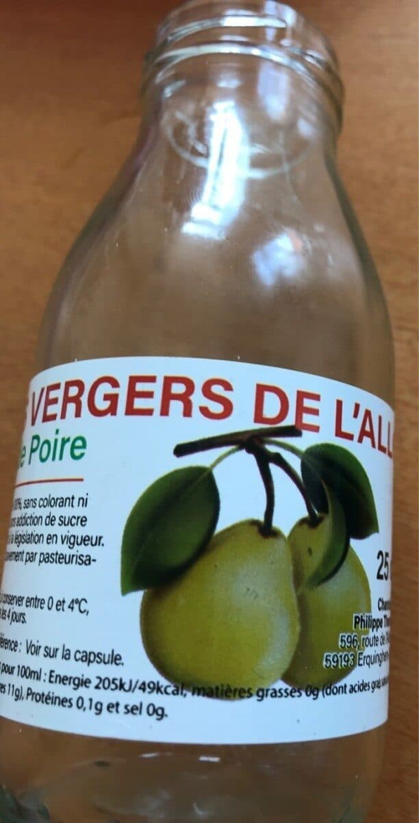 Les vergers de l'Alloeu Jus de pomme cassis packshot