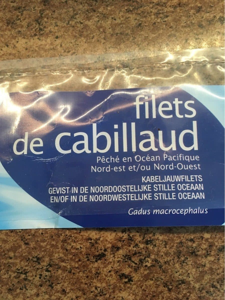 Open Food Facts Filet de cabillaud packshot