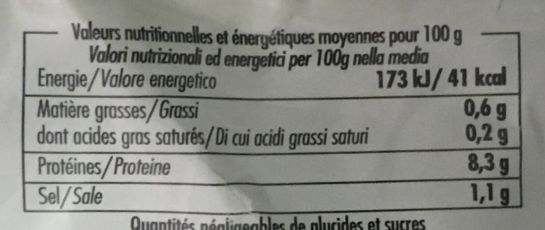 La Table des Pêcheurs Crevettes décortiquées cuites packshot