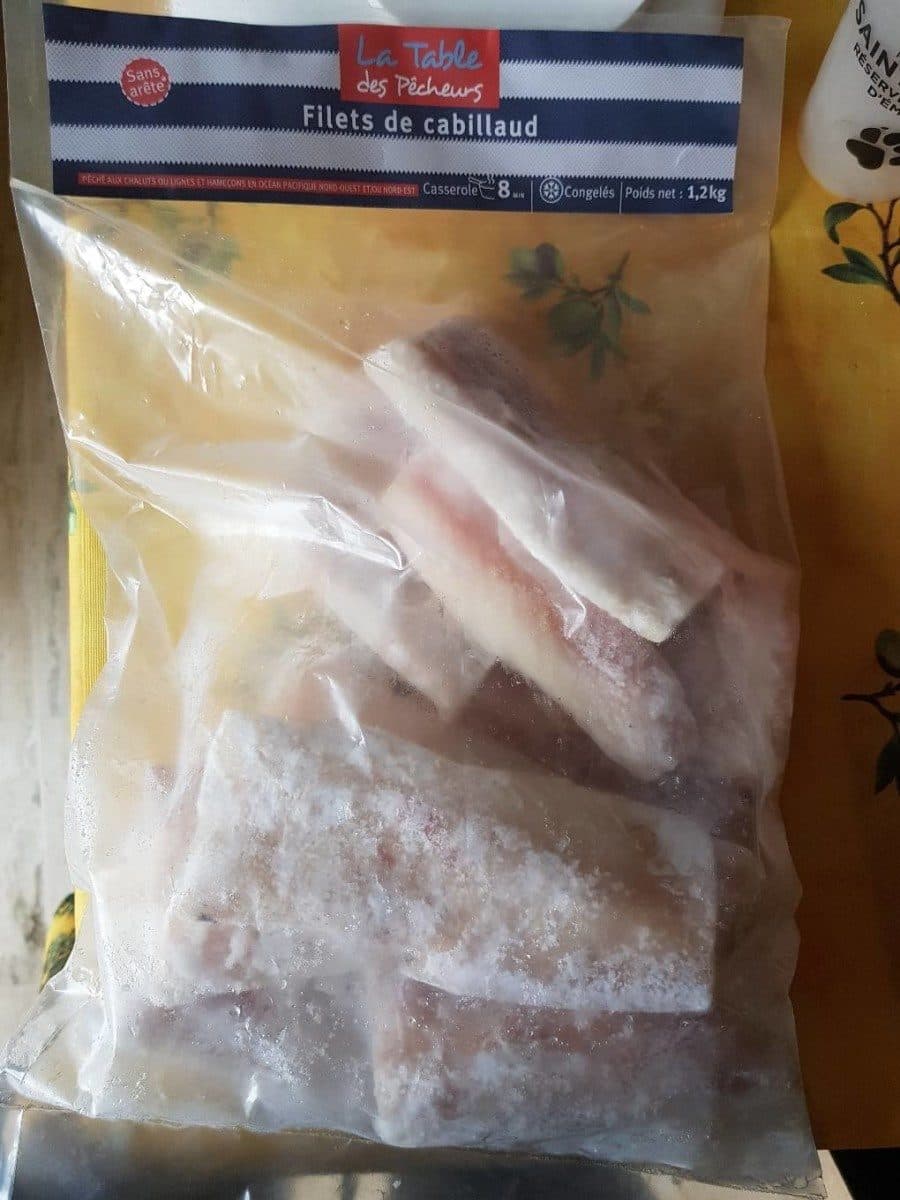 La Table des Pêcheurs Filets de cabillaud packshot