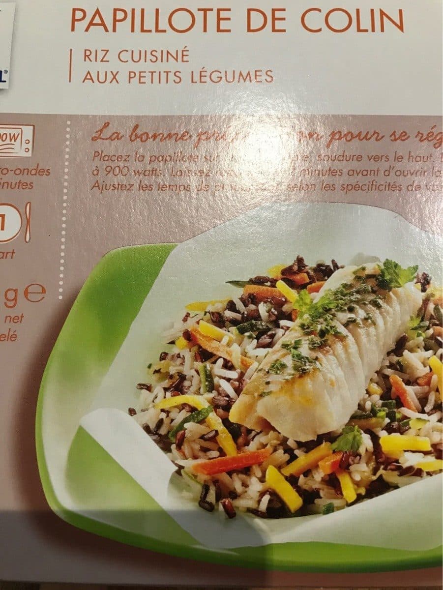 Toupargel Papillote de colin packshot