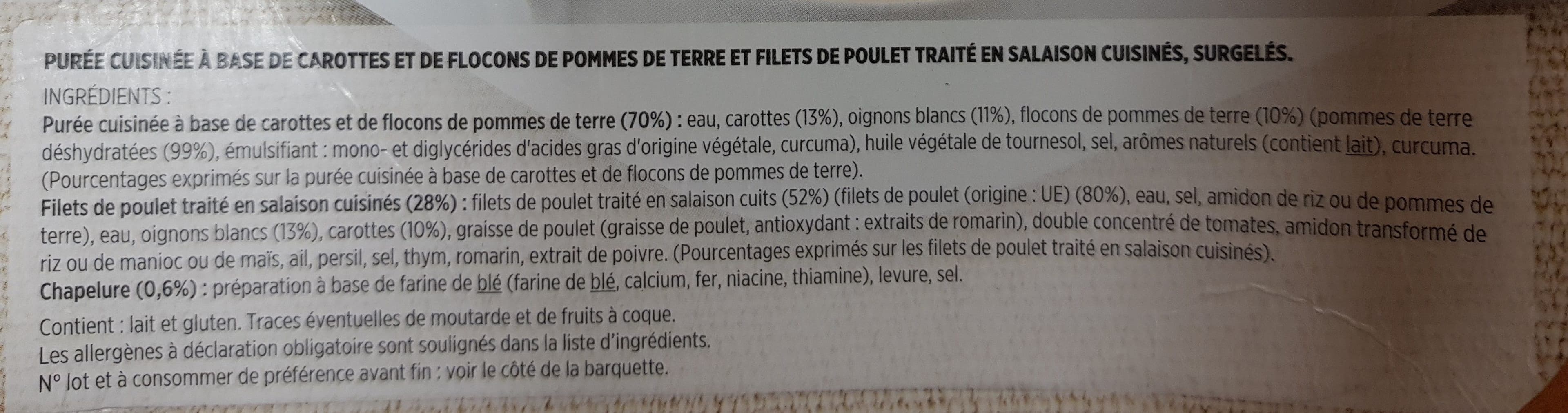 Toupargel Parmentier de Poulet packshot
