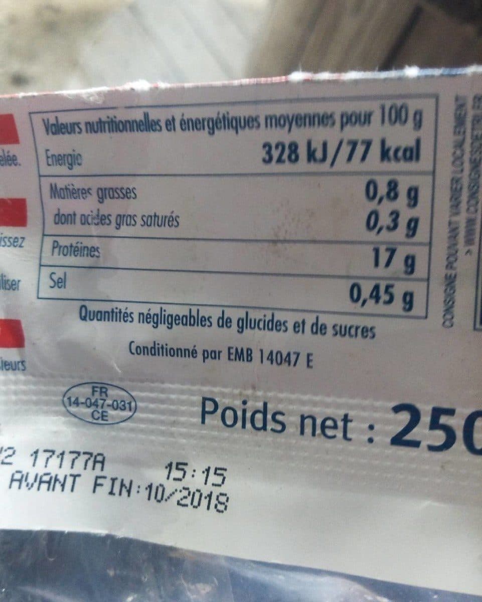 La Table des Pêcheurs Queues de crevettes packshot
