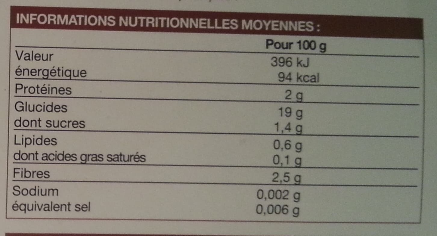 Picard Purée de marron packshot