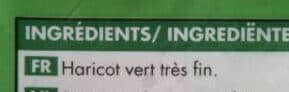 Picard Haricots verts très fins packshot