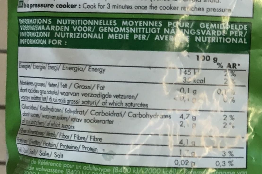 Picard Haricots verts très fins packshot