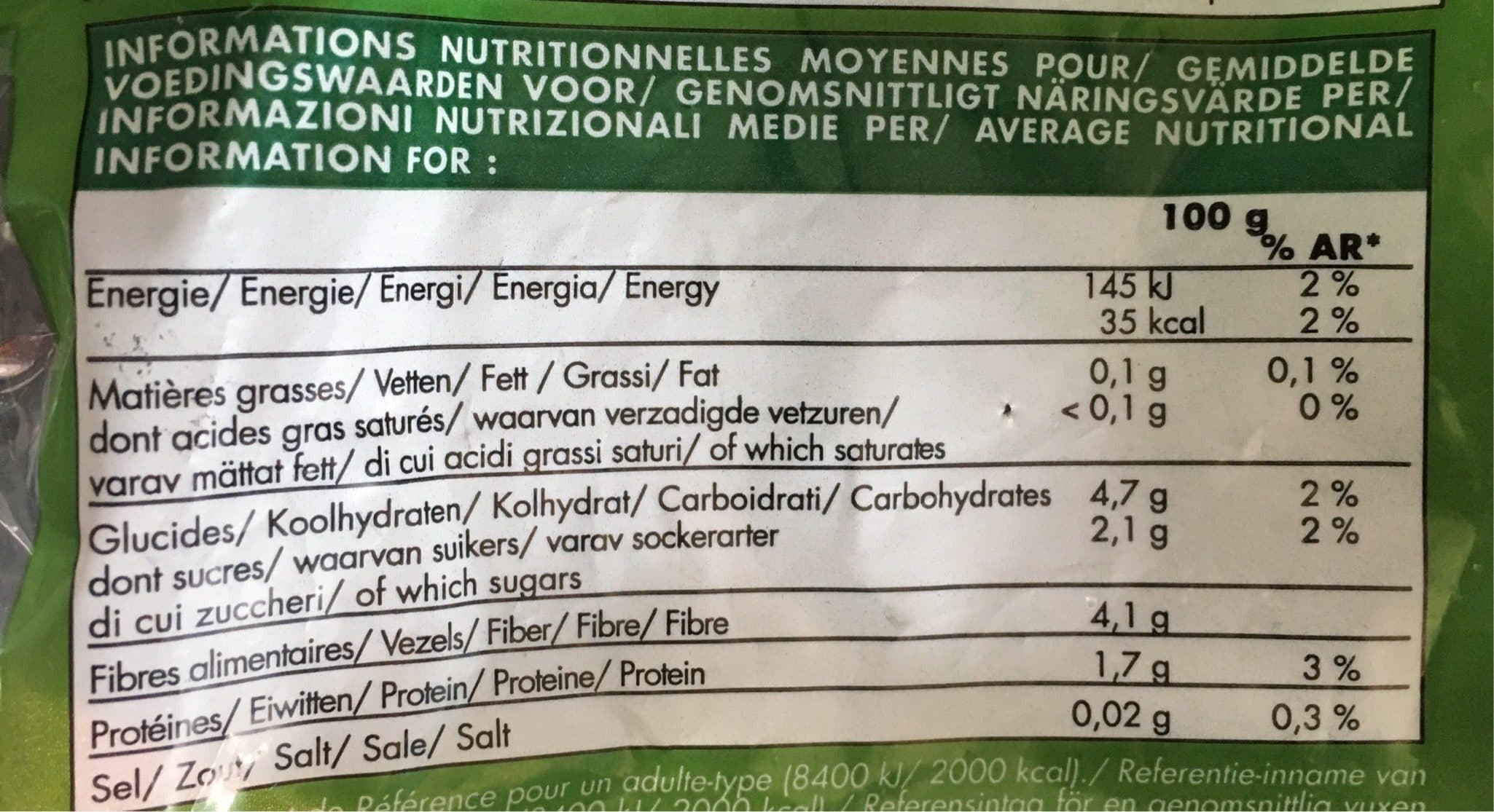 Picard Haricots Verts Très Fins packshot
