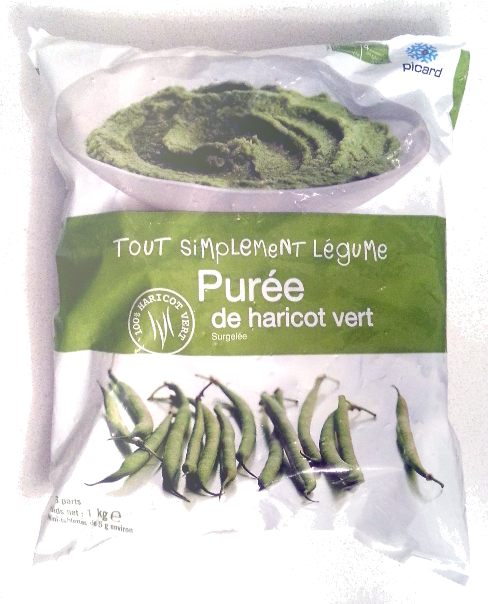 Picard Purée de Haricot Vert Surgelée packshot